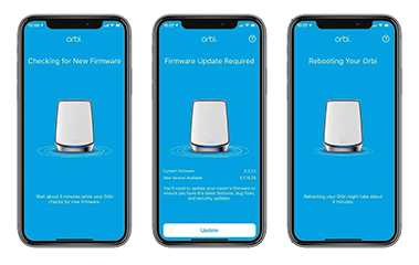 Orbi satellite firmware update